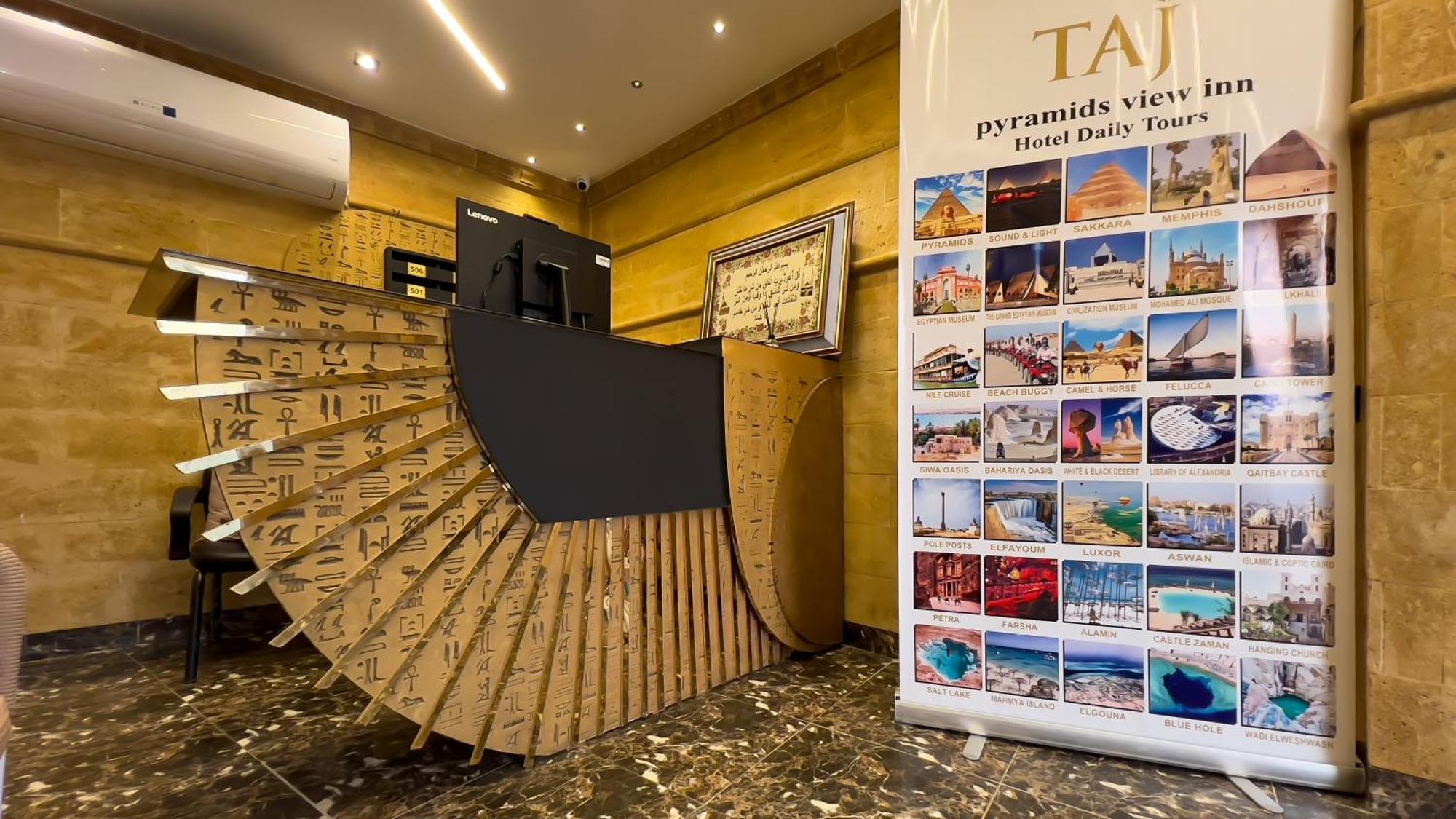 Taj Pyramids View Inn Kafret el-Gabal Exterior foto